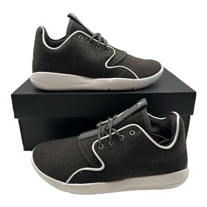 Air Jordan Eclipse Premium GG Shoes YOUTH Boys Sz 4.5 Y Grey Herringbone Sneaker